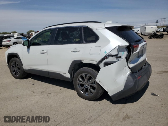 2024 Toyota RAV4 Hybrid XLE Premium with VIN JTMB6RFV7RJ042011, listed as a Copart auction lot 53667735 with 20,846 mi miles and Salvage Title. Bid and sale history available at carsss.com. Image 2.