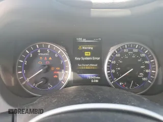 2017 Infiniti Q50 3.0t Signature Edition with VIN JN1EV7AR6HM832060, listed as a Copart auction lot 74277644 with 75,543 mi miles and Salvage Title. Bid and sale history available at carsss.com. Image 9.