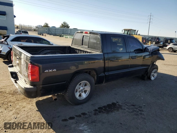 2008 Dodge Dakota SLT with VIN 1D7HW48N28S567955, listed as a Copart auction lot 57846685 with 227,084 mi miles and Salvage title. Bid and sale history available at DreamBid. Image 3.