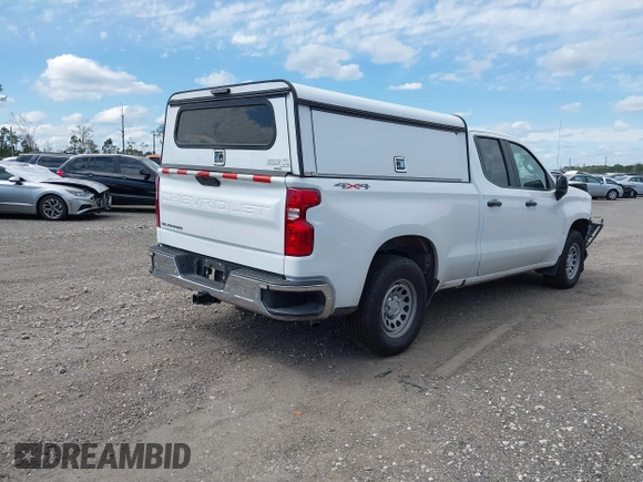 2021 Chevrolet Silverado 1500 Work Truck with VIN 1GCRYAEF4MZ210671, listed as a IAAI auction lot 41605297 with 188,718 mi miles and . Bid and sale history available at DreamBid. Image 4.