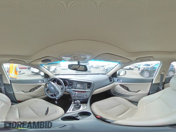 2012 Kia Optima EX with VIN 5XXGN4A7XCG083815, listed as a Copart auction lot 53355535 with 103,928 mi miles and Salvage Title. Bid and sale history available at carsss.com. Image 12.