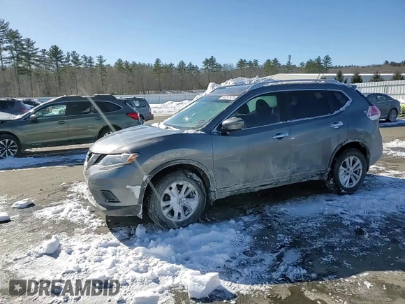2016 Nissan Rogue SV with VIN JN8AT2MV3GW153593, listed as a Copart auction lot 45297925 with Not Provided miles and Salvage Title. Bid and sale history available at DreamBid. Image 11.