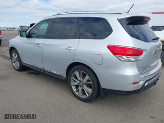 2013 Nissan Pathfinder SL with VIN 5N1AR2MM3DC644207, listed as a IAAI auction lot 41953936 with 160,653 mi miles. Bid and sale history available at carsss.com. Image 3.