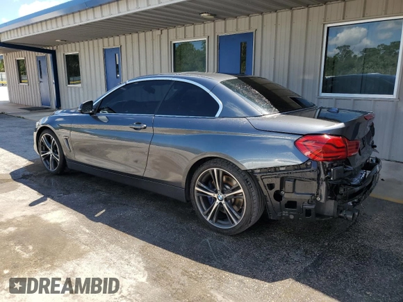 2018 BMW 4 Series 430i z VIN WBA4Z1C57JEC72408, wystawiony jako Copart lot #56664565 z przebiegiem 97 605 mil mil oraz Szkoda całkowita • Salvage title. Historia ofert i sprzedaży dostępna na DreamBid. Obrazek 2.