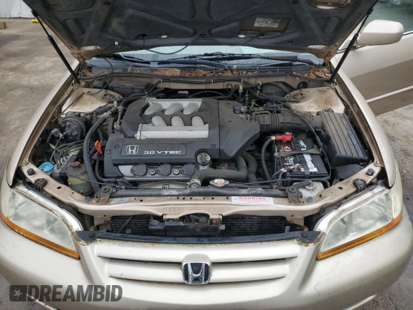 2002 Honda Accord EX z VIN 1HGCG16502A054396, wystawiony jako Copart lot #57170895 z przebiegiem 62 744 mil mil oraz Szkoda całkowita • Salvage title. Historia ofert i sprzedaży dostępna na DreamBid. Obrazek 11.