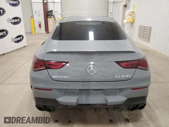2021 Mercedes-Benz CLA 45 AMG z VIN W1K5J5DB3MN221246, wystawiony jako Copart lot #57943505 z przebiegiem 19 295 mil mil oraz Czysty tytuł • Clean title. Historia ofert i sprzedaży dostępna na DreamBid. Obrazek 6.