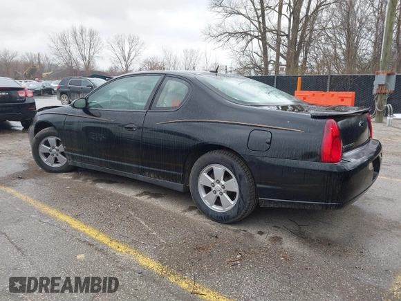 2006 Chevrolet Monte Carlo LT 3.5L with VIN 2G1WM16K269242020, listed as a IAAI auction lot 41822953 with 280,439 mi miles and . Bid and sale history available at DreamBid. Image 3.