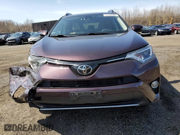 2018 Toyota RAV4 XLE with VIN 2T3RFREVXJW841741, listed as a Copart auction lot 51378385 with 114,842 mi miles and Salvage Title. Bid and sale history available at carsss.com. Image 5.