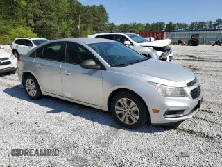 2015 Chevrolet Cruze LS with VIN 1G1PA5SH5F7109932, listed as a Copart auction lot 52421365 with 129,205 mi miles and Salvage Title. Bid and sale history available at DreamBid. Image 4.