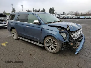 2020 Ford Expedition Platinum with VIN 1FMJU1MT5LEA62905, listed as a Copart auction lot 81259334 with 0 mi miles and Salvage Title. Bid and sale history available at carsss.com. Image 4.