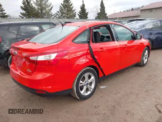 2013 Ford Focus SE with VIN 1FADP3F22DL130976, listed as a IAAI auction lot 41683480 with 112,166 mi miles. Bid and sale history available at carsss.com. Image 4.