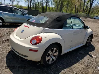 2006 Volkswagen Beetle z VIN 3VWPG31Y96M318878, wystawiony jako Copart lot #55155785 z przebiegiem 76 606 mil mil oraz Szkoda całkowita • Salvage title. Historia ofert i sprzedaży dostępna na DreamBid. Obrazek 3.
