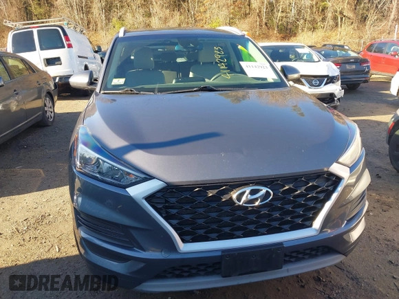 2019 Hyundai Tucson Ultimate with VIN KM8J3CAL9KU004559, listed as a IAAI auction lot 41142923 with 95,396 mi miles. Bid and sale history available at carsss.com. Image 12.
