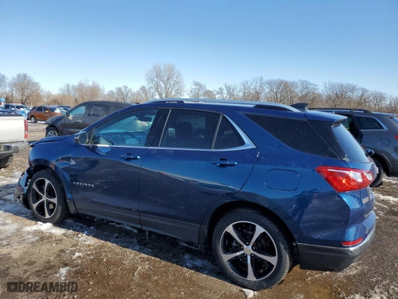 2019 Chevrolet Equinox LT with VIN 2GNAXVEX2K6125327, listed as a Copart auction lot 48082985 with 53,670 mi miles and Salvage Title. Bid and sale history available at carsss.com. Image 2.