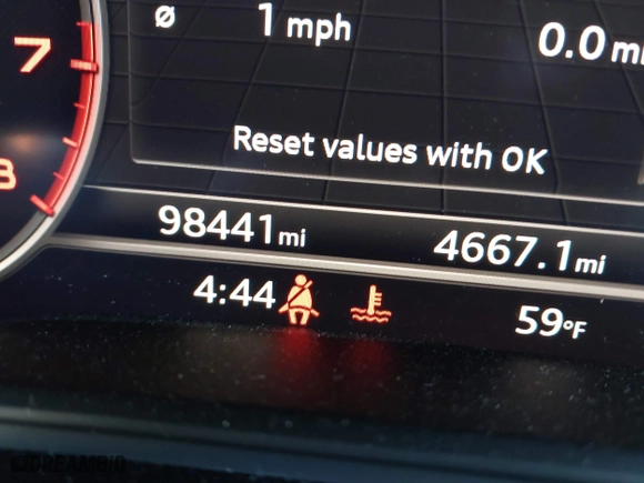 2018 Audi A4 allroad Premium Plus with VIN WA18NAF49JA232526, listed as a IAAI auction lot 41737332 with 98,441 mi miles. Bid and sale history available at carsss.com. Image 15.
