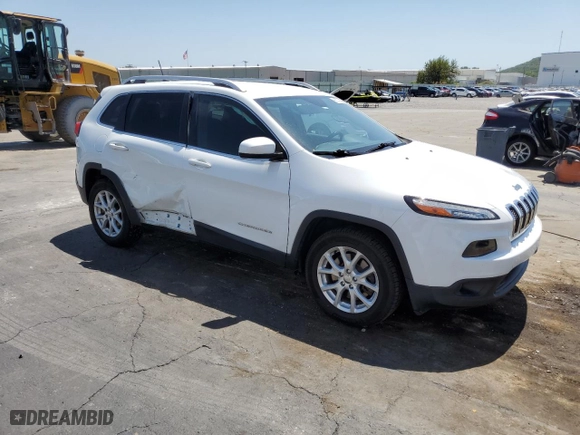 2017 Jeep Cherokee Latitude with VIN 1C4PJLCB4HW535741, listed as a Copart auction lot 66332684 with 118,692 mi miles and Salvage Title. Bid and sale history available at carsss.com. Image 4.