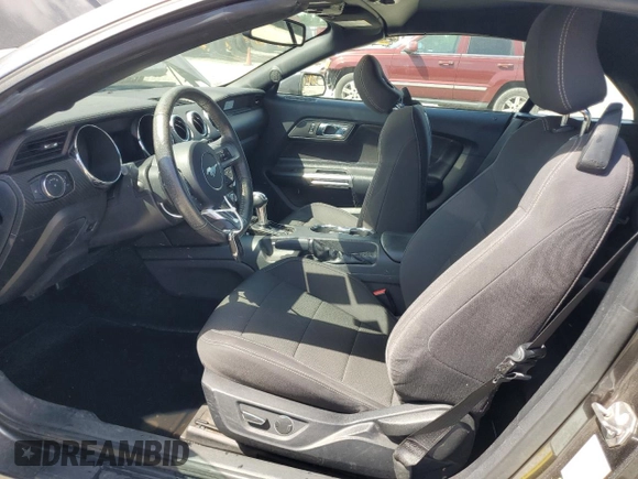 2015 Ford Mustang V6 with VIN 1FATP8EM9F5372568, listed as a Copart auction lot 57635655 with 85,856 mi miles and Salvage title. Bid and sale history available at DreamBid. Image 7.