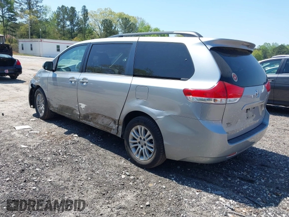 2011 Toyota Sienna XLE AAS with VIN 5TDYK3DC3BS083443, listed as a IAAI auction lot 42015856 with 138,045 mi miles and . Bid and sale history available at DreamBid. Image 3.