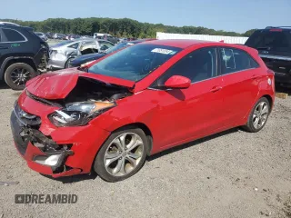 2013 Hyundai Elantra GT with VIN KMHD35LE4DU082855, listed as a Copart auction lot 71051354 with 127,040 mi miles and Salvage Title. Bid and sale history available at carsss.com. Image 1.