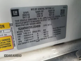 2014 Buick Enclave Convenience with VIN 5GAKRAKD8EJ354808, listed as a Copart auction lot 76409654 with 195,972 mi miles and Salvage Title. Bid and sale history available at carsss.com. Image 14.