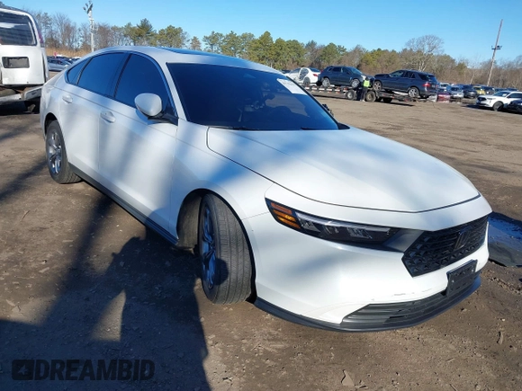 2024 Honda Accord EX with VIN 1HGCY1F38RA003587, listed as a IAAI auction lot 41742199 with 25,754 mi miles and . Bid and sale history available at DreamBid. Image 1.