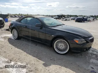 2007 BMW 6 Series 650i with VIN WBAEK13547CN83126, listed as a Copart auction lot 42952175 with 95,944 mi miles and Non Repairable. Bid and sale history available at carsss.com. Image 4.