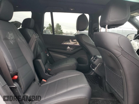 2025 Mercedes-Benz GLS with VIN 4JGFF5KE2SB349677, listed as a Copart auction lot 86289054 with 148 mi miles and Salvage Title. Bid and sale history available at carsss.com. Image 11.