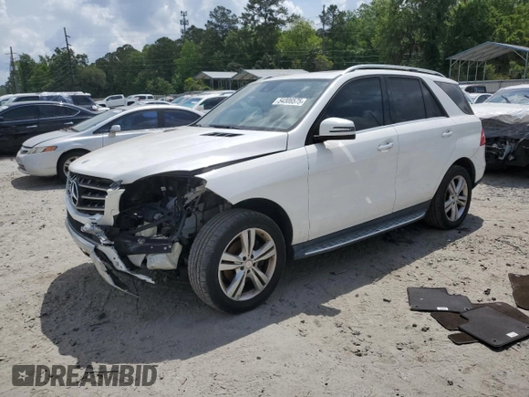 2015 Mercedes-Benz M ML 350 with VIN 4JGDA5JB2FA588672, listed as a Copart auction lot 54306575 with 161,896 mi miles and Clean Title. Bid and sale history available at carsss.com. Image 1.