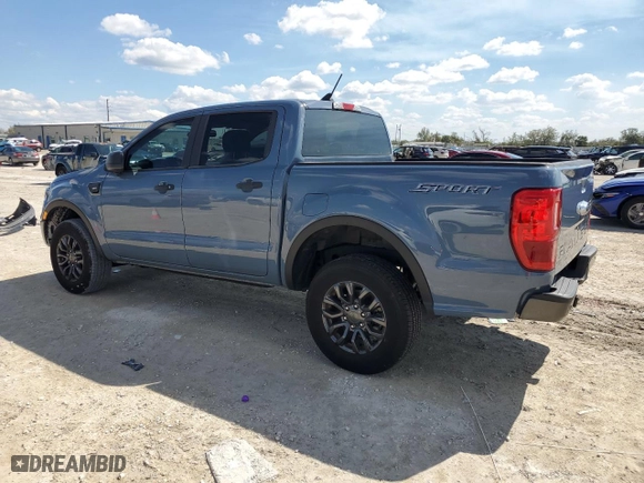 2023 Ford Ranger XL with VIN 1FTER4EHXPLE24165, listed as a Copart auction lot 46905975 with 18,283 mi miles and Salvage Title. Bid and sale history available at carsss.com. Image 2.