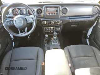 2022 Jeep Wrangler Unlimited Sport with VIN 1C4HJXDN7NW270183, listed as a Copart auction lot 80512144 with 10,935 mi miles and Clean Title. Bid and sale history available at DreamBid. Image 8.