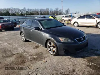 2011 Lexus IS 250 with VIN JTHBF5C2XB5134827, listed as a Copart auction lot 52330515 with 242,415 mi miles and Salvage Title. Bid and sale history available at DreamBid. Image 10.