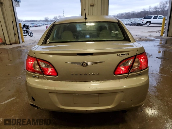 2008 Chrysler Sebring Touring with VIN 1C3LC56R18N214389, listed as a Copart auction lot 83253204 with 140,670 mi miles and Non Repairable. Bid and sale history available at carsss.com. Image 6.