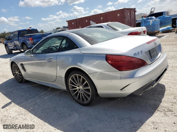 2017 Mercedes-Benz SL with VIN WDDJK7DAXHF044516, listed as a Copart auction lot 75644034 with NaN miles and Salvage Title. Bid and sale history available at carsss.com. Image 2.