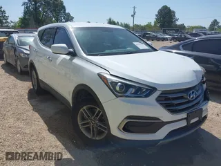 2017 Hyundai Santa Fe Sport 2.4L with VIN 5NMZT3LB4HH032913, listed as a IAAI auction lot 41978352 with 92,801 mi miles. Bid and sale history available at carsss.com. Image 1.