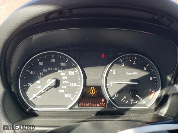 2013 BMW 1 Series 128i with VIN WBAUP9C51DVS94863, listed as a Copart auction lot 44164275 with 71,162 mi miles and Salvage Title. Bid and sale history available at carsss.com. Image 9.
