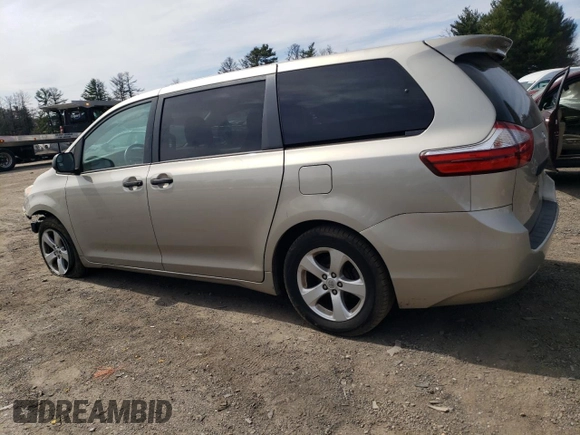 2016 Toyota Sienna L с VIN 5TDZK3DC9GS722856, выставлен на аукционе Copart как лот 50233395 с пробегом 89 225 миль миль и Списание • Salvage title. История ставок и продаж доступна на DreamBid. Изображение 2.