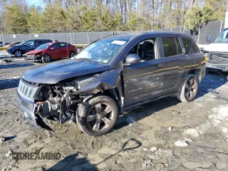 2014 Jeep Compass Latitude with VIN 1C4NJDEB3ED852993, listed as a Copart auction lot 47291945 with 0 mi miles and Non Repairable. Bid and sale history available at carsss.com. Image 1.