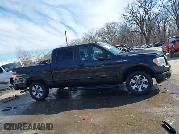 2012 Ford F-150 XL with VIN 1FTEW1CM6CFB99548, listed as a IAAI auction lot 41693501 with 129,728 mi miles. Bid and sale history available at carsss.com. Image 14.