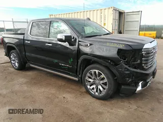 2023 GMC Sierra 1500 Denali with VIN 1GTUUGED7PZ123360, listed as a IAAI auction lot 40536949 with 46,418 mi miles and . Bid and sale history available at DreamBid. Image 1.