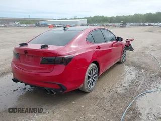 2018 Acura TLX with VIN 19UUB2F37JA003760, listed as a IAAI auction lot 42263439 with 89,150 mi miles and . Bid and sale history available at DreamBid. Image 4.