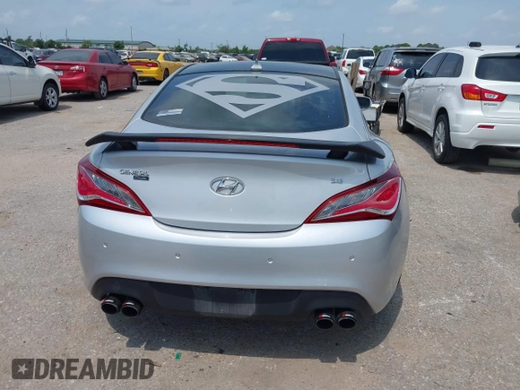 2016 Hyundai Genesis Coupe R-Spec with VIN KMHHU6KJ4GU134671, listed as a IAAI auction lot 42305705 with 47,854 mi miles and . Bid and sale history available at DreamBid. Image 16.