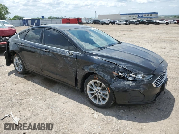 2020 Ford Fusion SE z VIN 3FA6P0LUXLR254247, wystawiony jako Copart lot #60658095 z przebiegiem 76 413 mil mil oraz Szkoda całkowita • Salvage title. Historia ofert i sprzedaży dostępna na DreamBid. Obrazek 4.