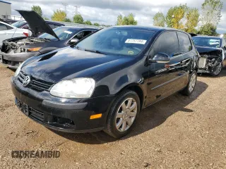 2009 Volkswagen Rabbit S with VIN WVWAA71K29W079675, listed as a Copart auction lot 67257704 with 189,116 mi miles and Salvage Title. Bid and sale history available at carsss.com. Image 1.