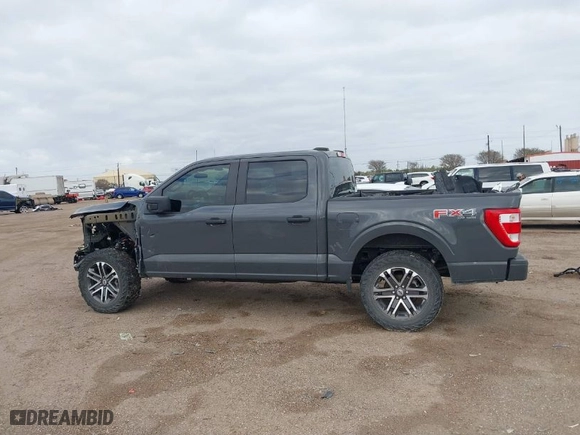 2021 Ford F-150 XL with VIN 1FTFW1E84MFC04333, listed as a IAAI auction lot 41110275 with 85,924 mi miles. Bid and sale history available at carsss.com. Image 15.