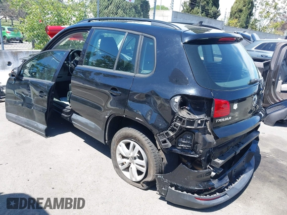 2017 Volkswagen Tiguan S with VIN WVGAV7AX5HK023196, listed as a IAAI auction lot 41999906 with 48,751 mi miles and . Bid and sale history available at DreamBid. Image 3.