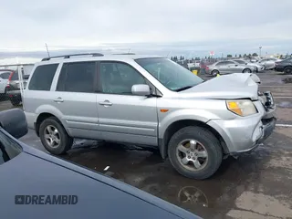 2008 Honda Pilot EX-L with VIN 5FNYF287X8B017612, listed as a IAAI auction lot 41491138 with 315,287 mi miles and . Bid and sale history available at DreamBid. Image 13.