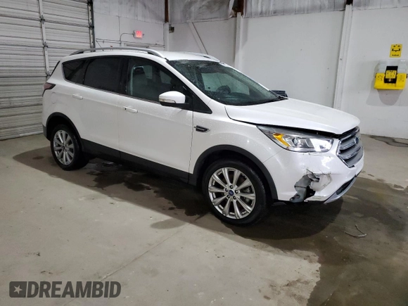 2017 Ford Escape Titanium with VIN 1FMCU0J96HUB31397, listed as a Copart auction lot 50970835 with 127,598 mi miles and Salvage Title. Bid and sale history available at carsss.com. Image 4.