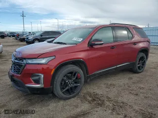 2022 Chevrolet Traverse Premier with VIN 1GNEVKKW8NJ106581, listed as a Copart auction lot 81105424 with 69,406 mi miles and Salvage Title. Bid and sale history available at carsss.com. Image 1.
