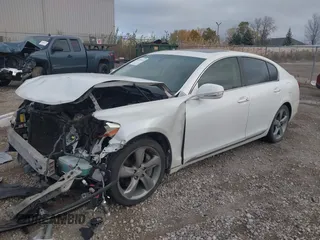 2008 Lexus GS 350 with VIN JTHBE96S380038307, listed as a IAAI auction lot 40749716 with 132,890 mi miles. Bid and sale history available at carsss.com. Image 2.