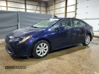 2024 Toyota Corolla LE with VIN 5YFB4MDE9RP081447, listed as a Copart auction lot 62080675 with 38,152 mi miles and Clean title. Bid and sale history available at DreamBid. Image 1.